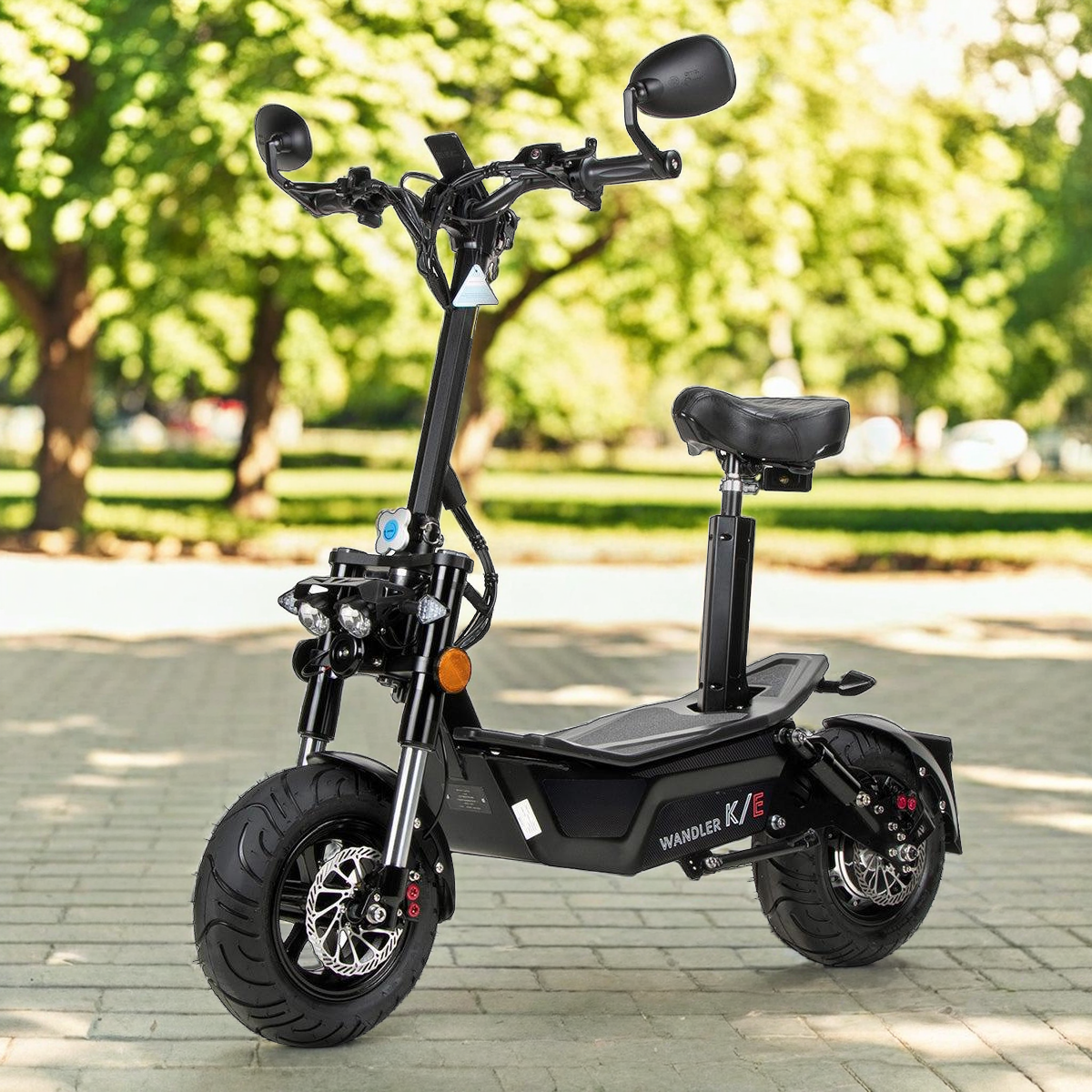 WANDLER Elektroroller - WANDLER-K/E 45 km/h in Schwarz